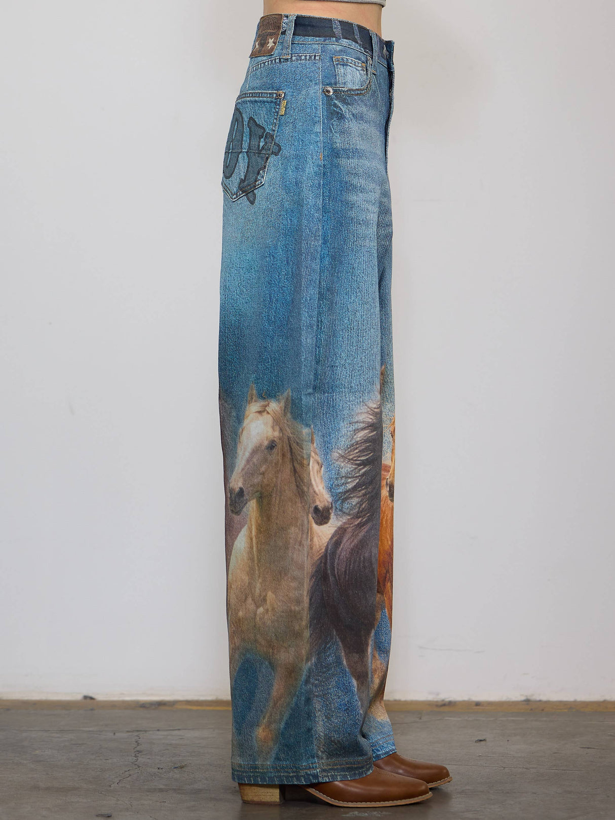 Howdy Horse Digital Print Vol 2 Baggy Jeans