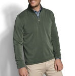 74-5931 Vintage Washed Quarter-Zip by Johnston & Murphy