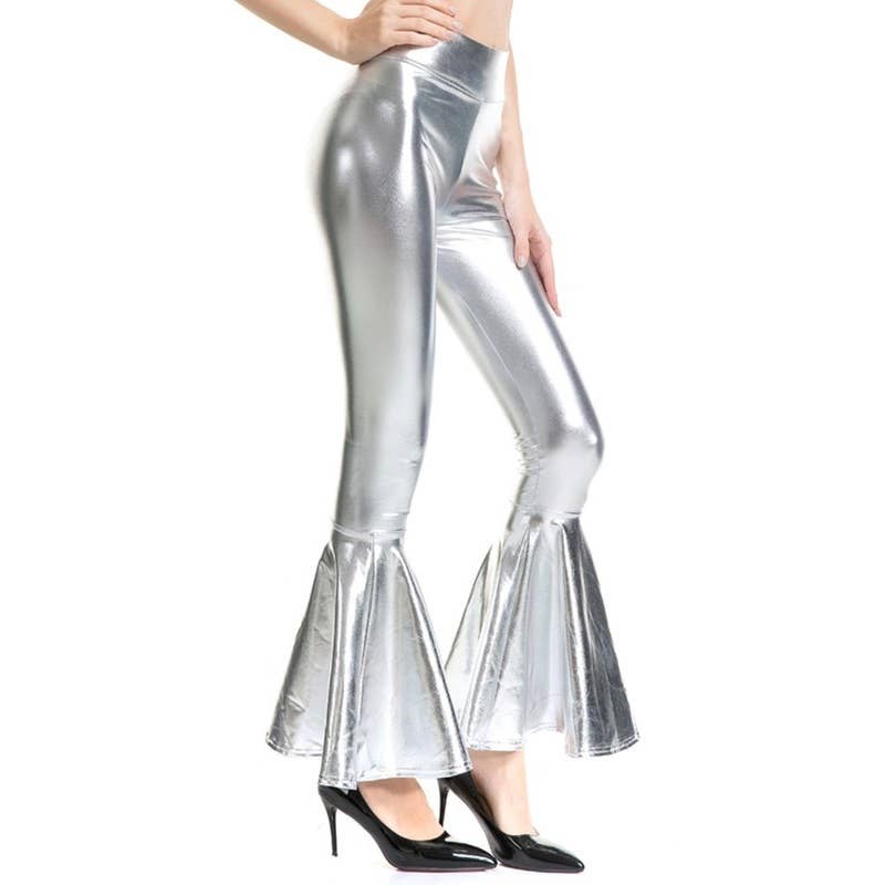 Retro 70s Disco Hippie Club Trousers Bell Bottoms