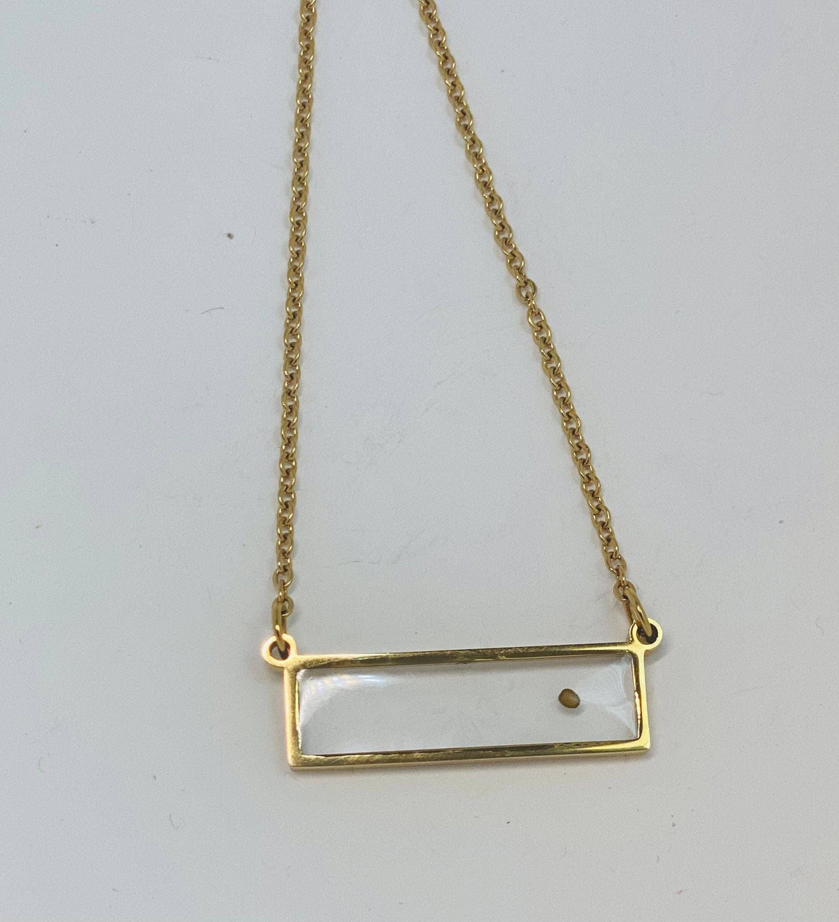 Real mustard seed necklace, Encouragement gift, Mustard seed