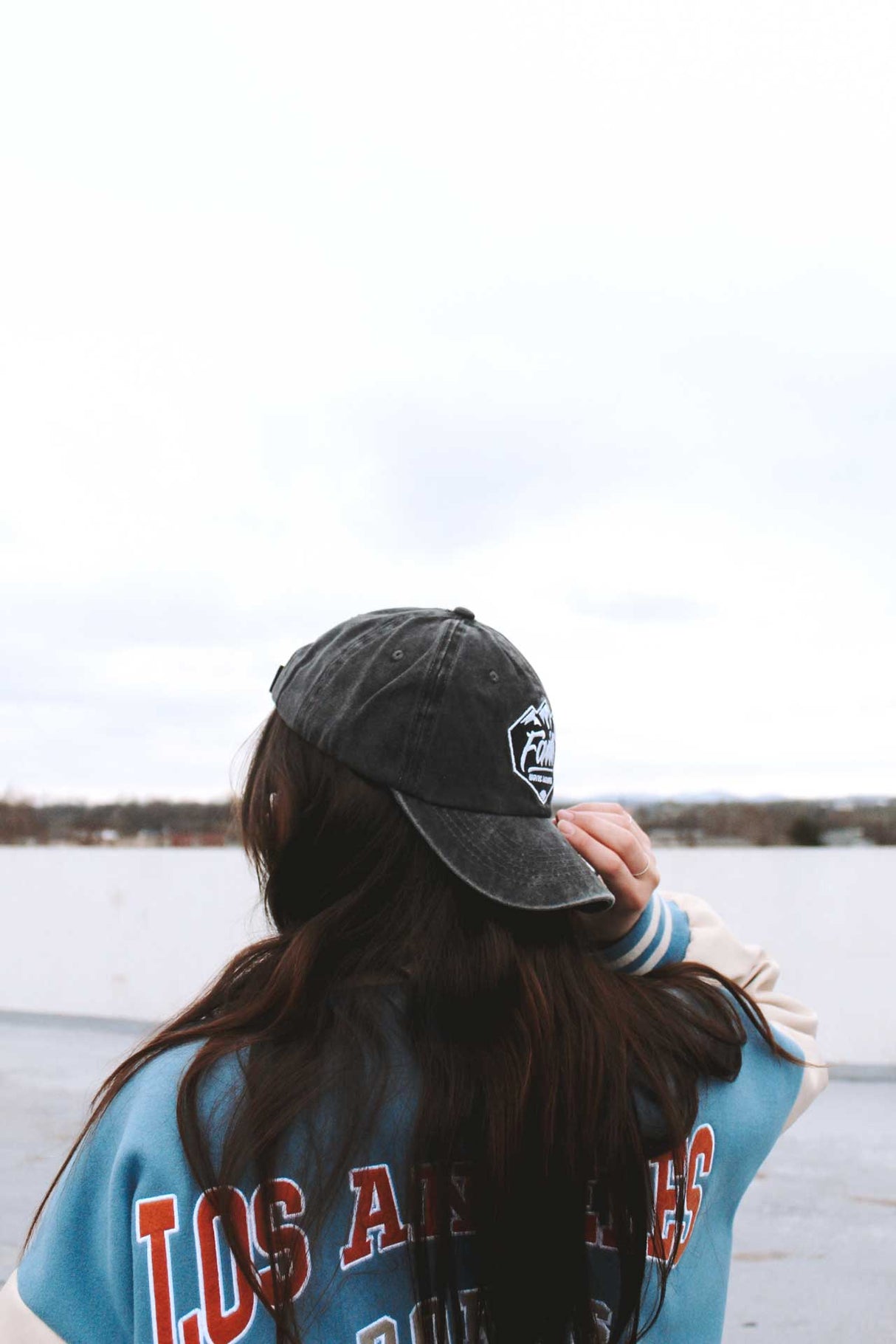 Hat -  Gray - "Faith Moves Mountains"