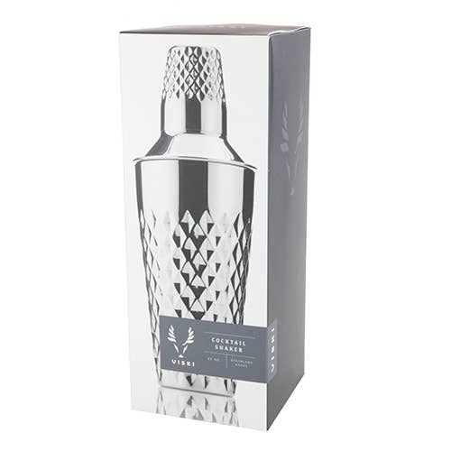 Admiral™ Stainless Steel Faceted Cocktail Shaker by Viski 11891518