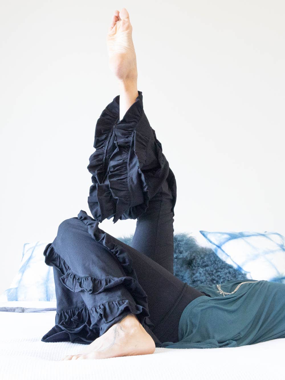 Flare Ruffle Pants