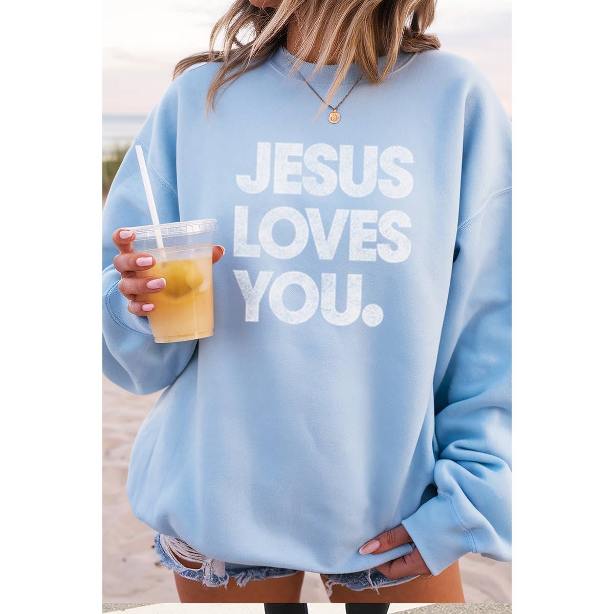 JESUS LOVES YOU VINTAGE GRAPHIC SWEATSHIRTS