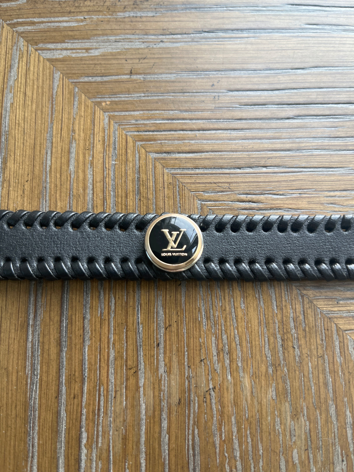 21T SNAP STYLE LEATHER BRACELET