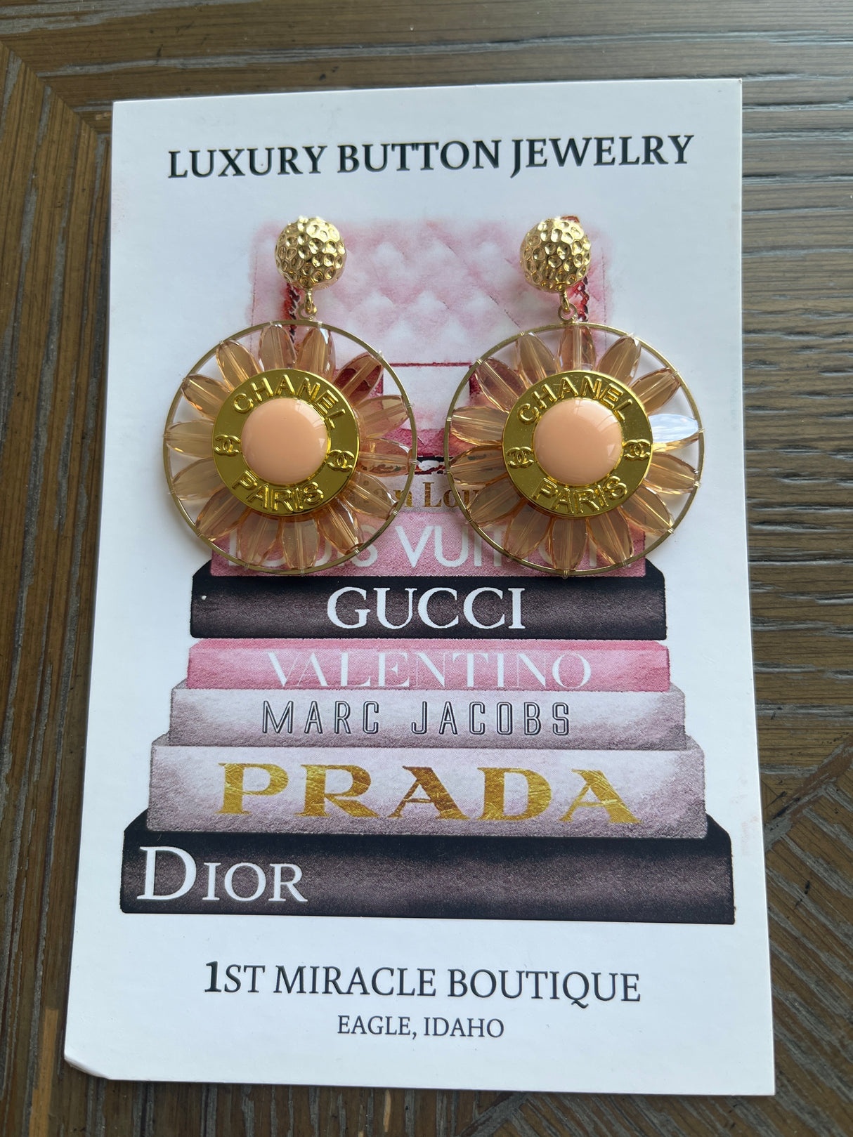 20G DANGLES ONCRYSTAL HOOPS