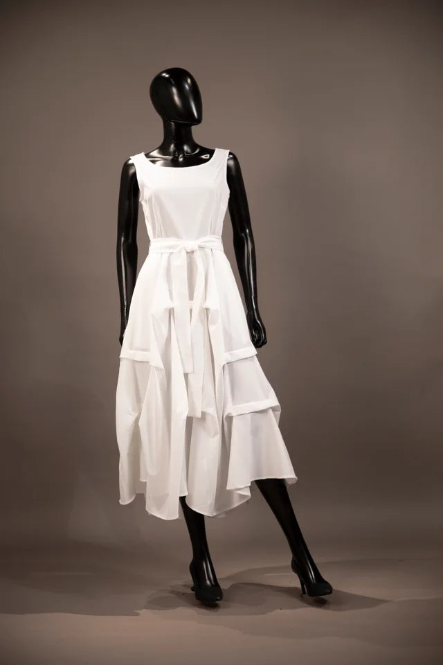 S21016 White-Long Dress-All