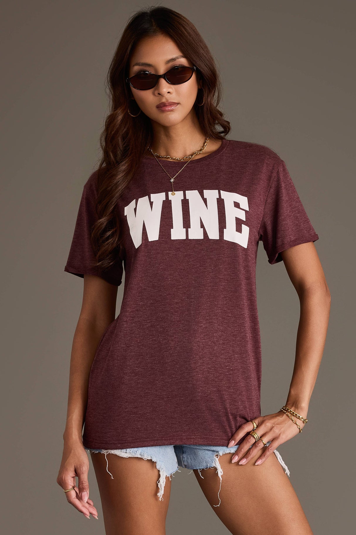 Burgundy Wine Tee