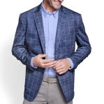 49-1807 Blue Plaid Blazer