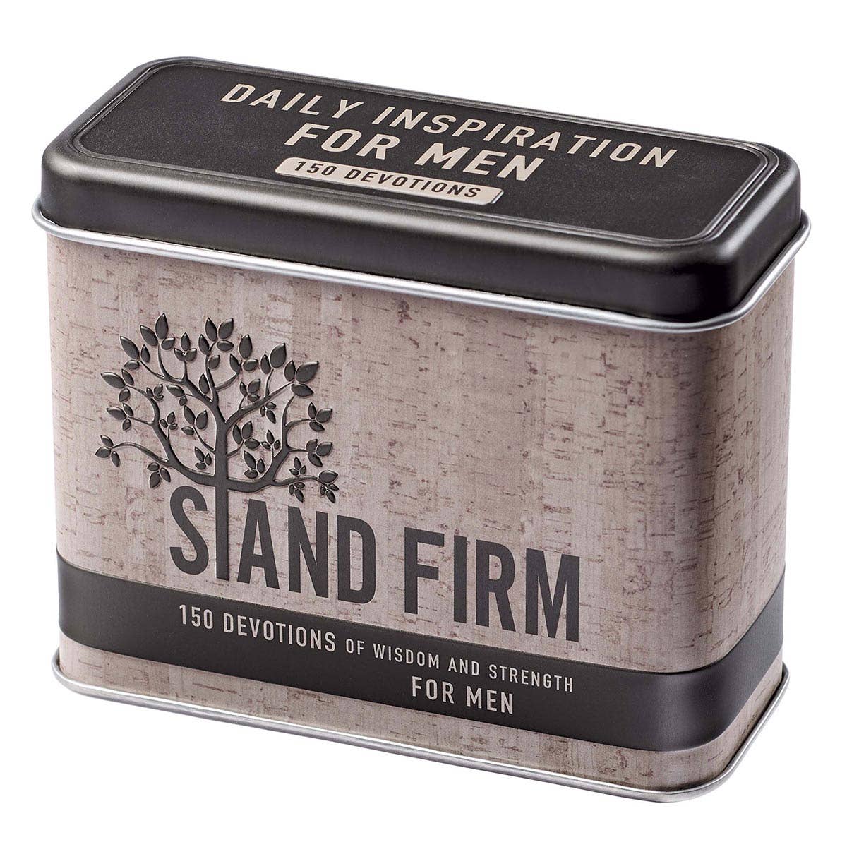 Stand Firm Devotional Cards for Men Tin