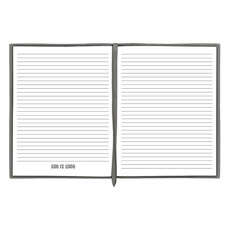 Face to Face Suede Journal - Be Still