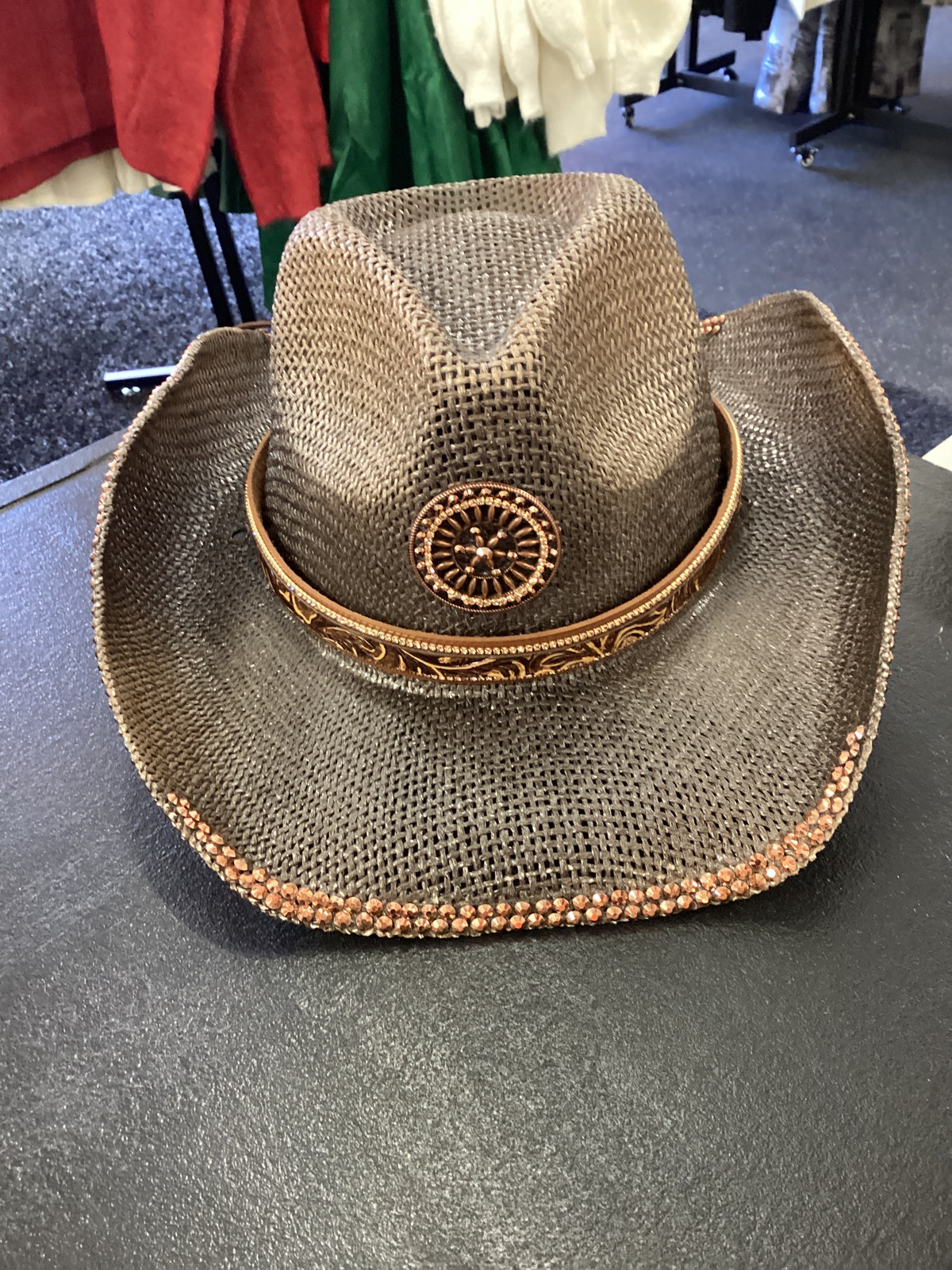 4. Coffee & Bronze Cowboy Hat