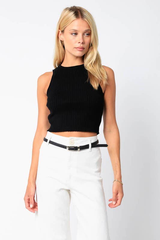 High Neck Tank Top