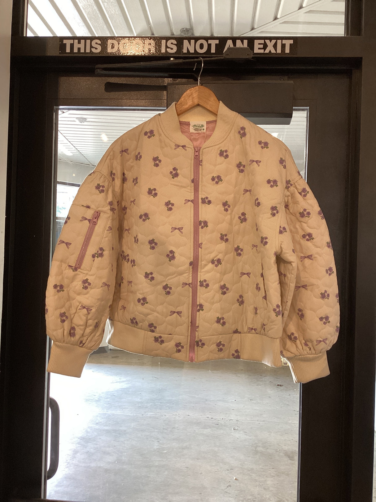 NJ90411 - Floral Bomber Jacket