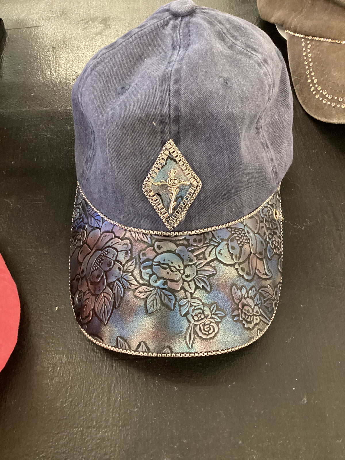 1. Blue Denim w/ Cross Cap