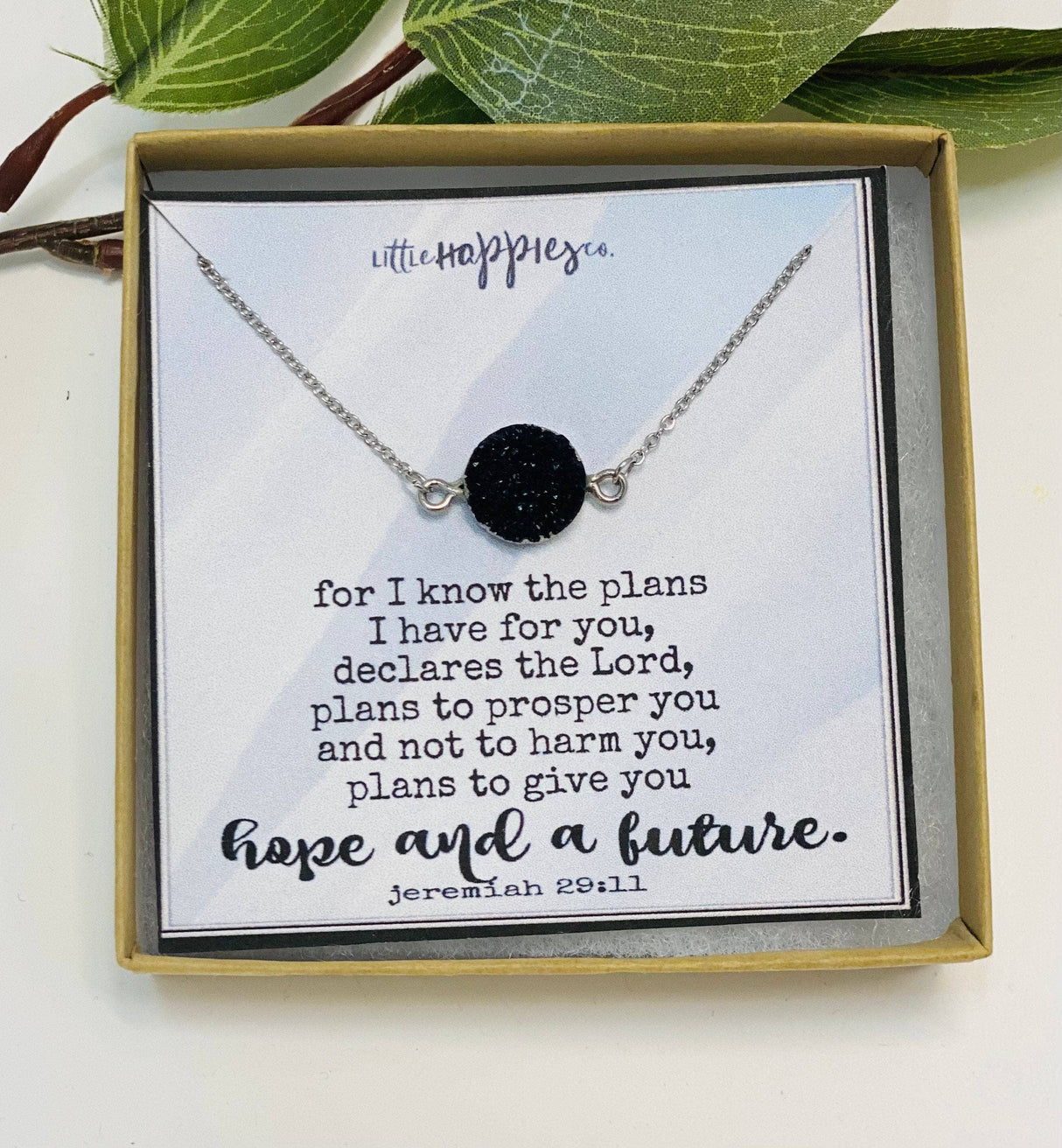 Jeremiah 29 11 Necklace, Christian Graduation Gifts, Christi
