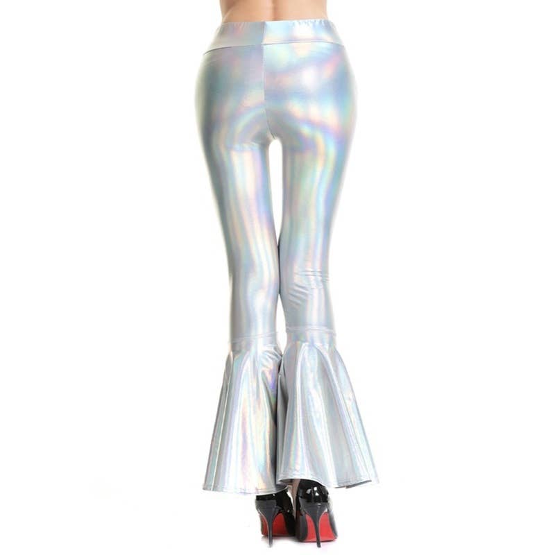 Retro 70s Disco Hippie Club Trousers Bell Bottoms