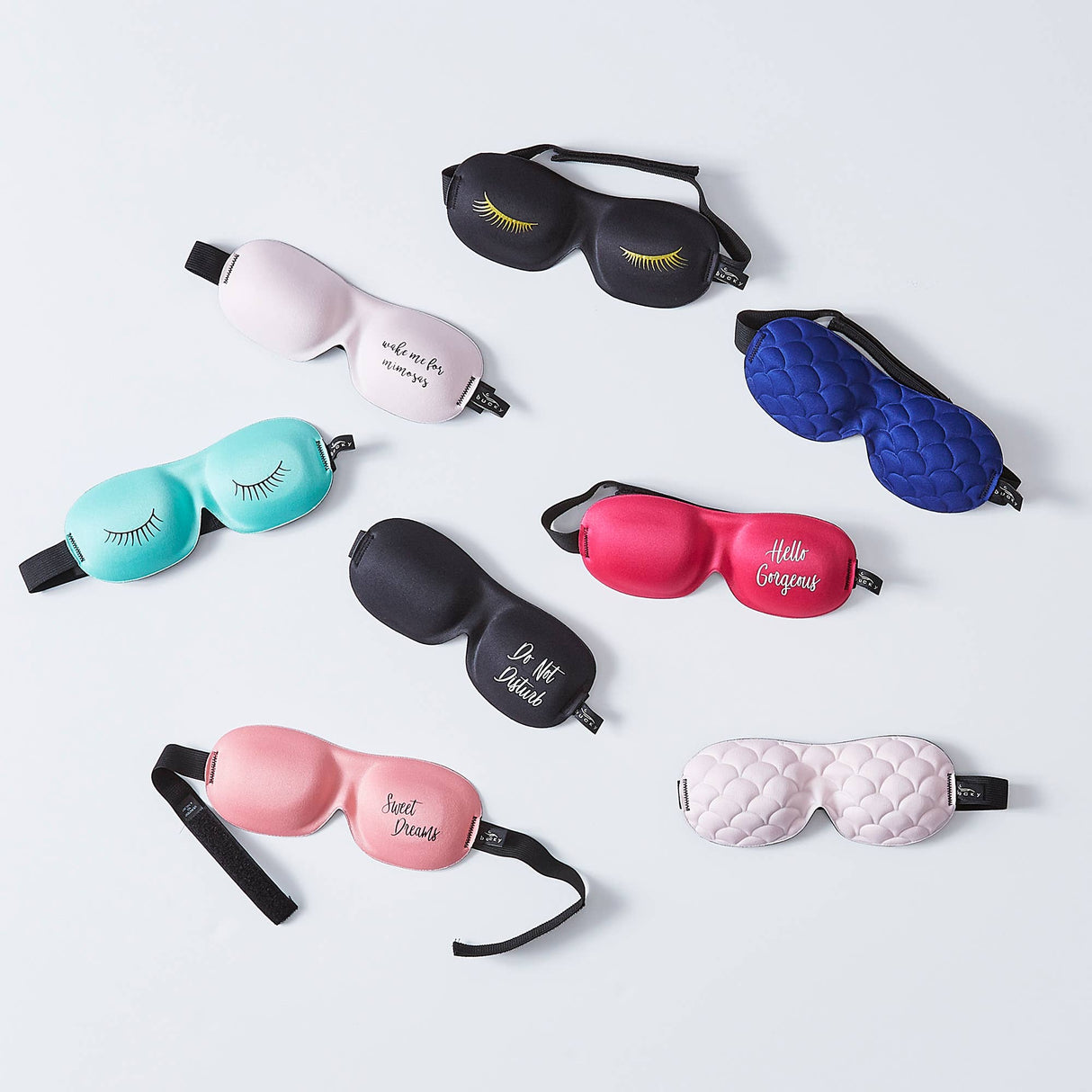 Ultralight Sleep Masks-Eyelash Black