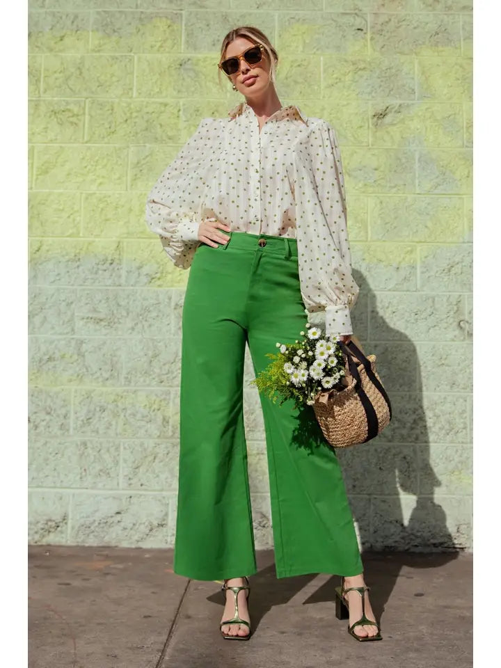 GP7596 HIGH WAIST STRAIGHT PANT