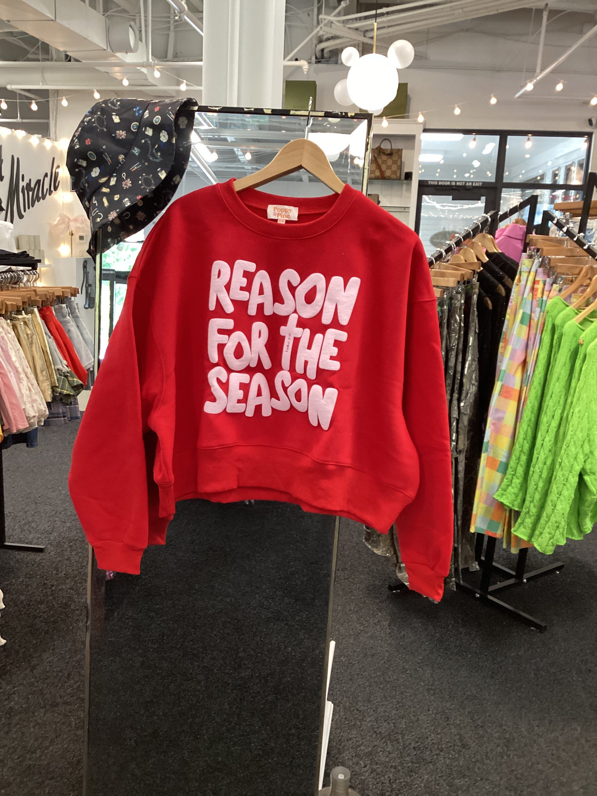 Reason For the Season Crop Sweatshirt