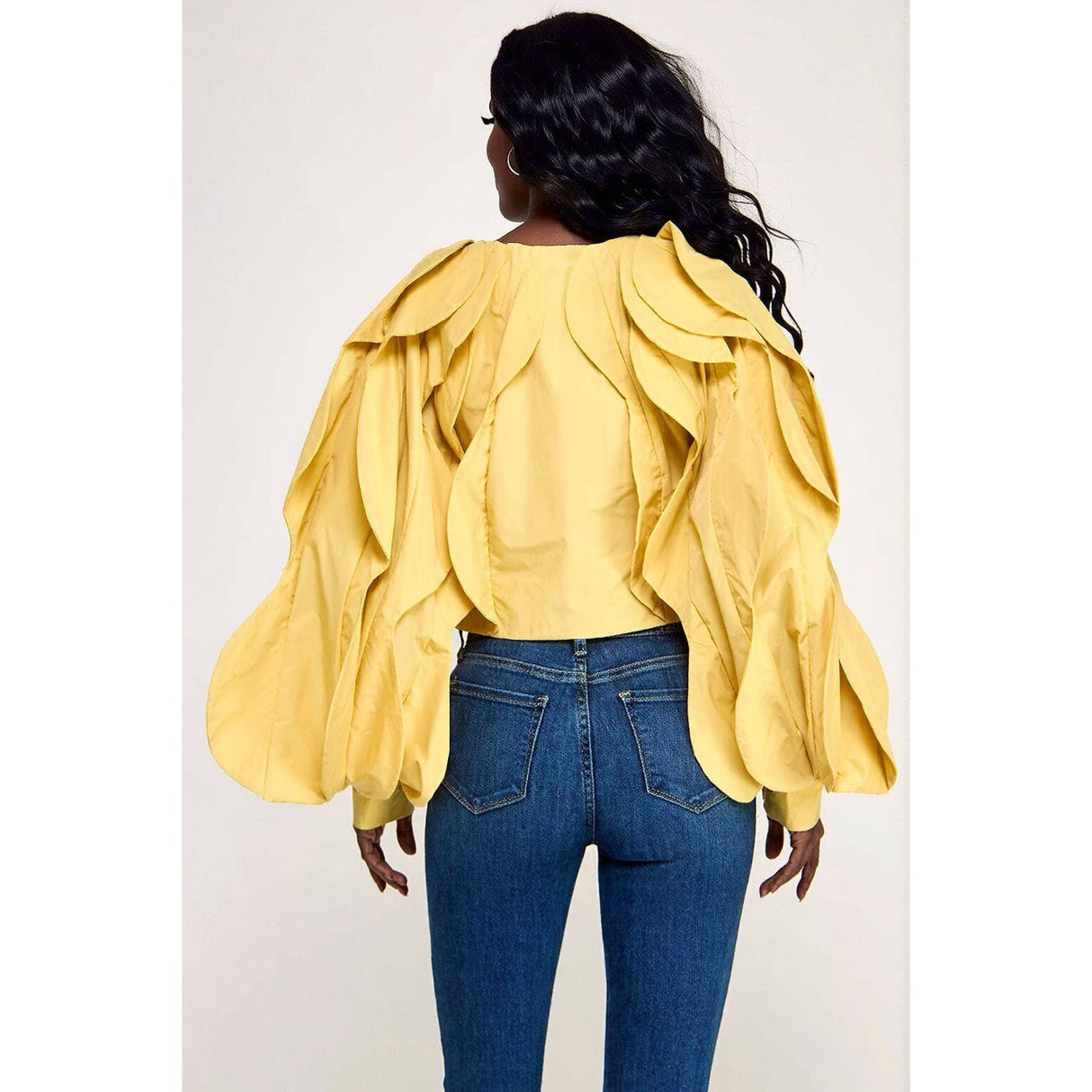 DRAMATIC JACKET TOP