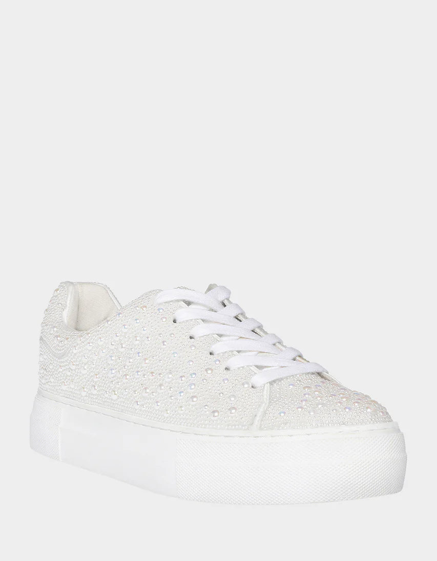SID-NY Pearl Rhinestone Sneakers