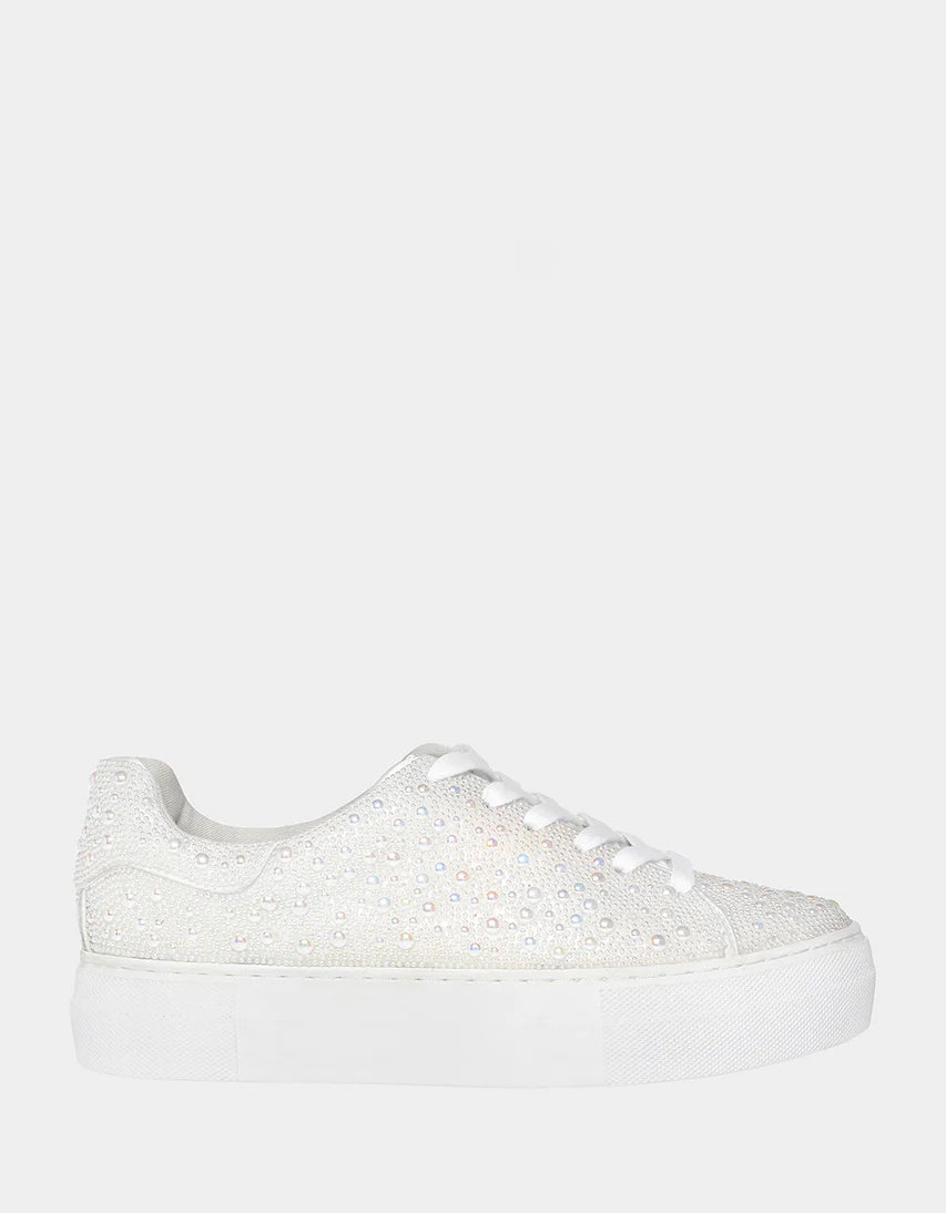 SID-NY Pearl Rhinestone Sneakers