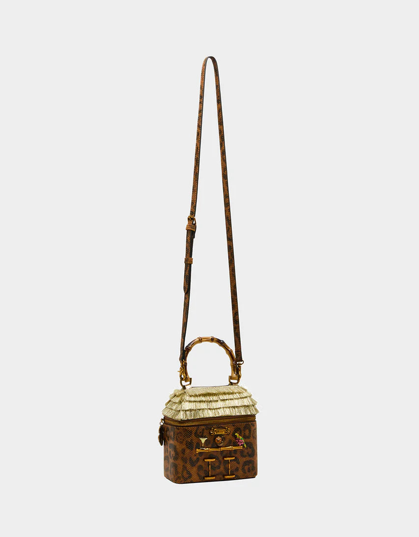 BJ36880N Tiki Chic Bar Leopard