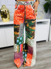 Camo Patchwork Denim