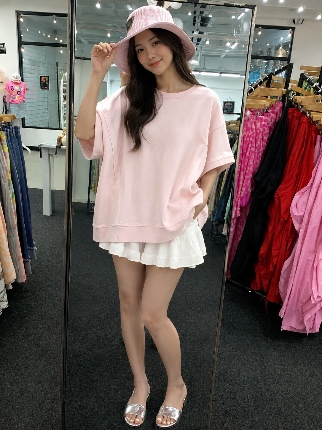 IKT201070-01 French Terry S/S OS Sweatshirt