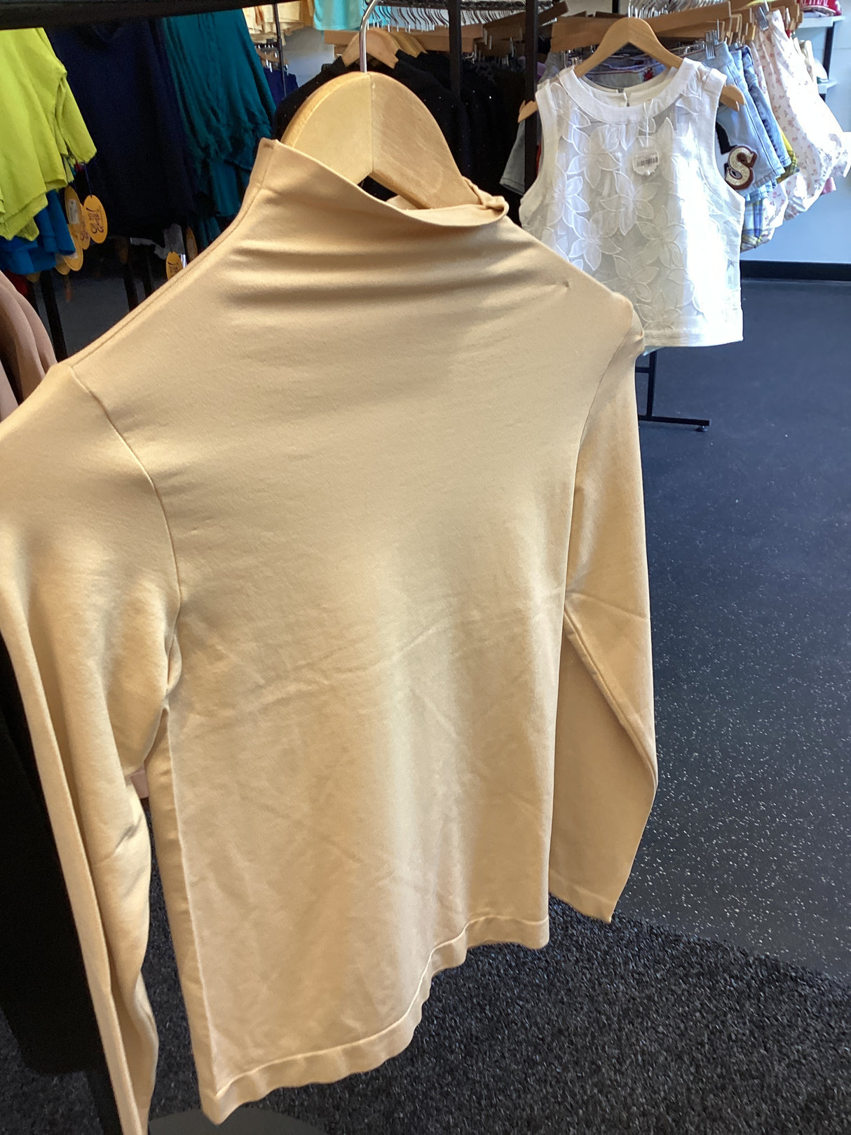 SML641 Mock Neck Long Sleeve