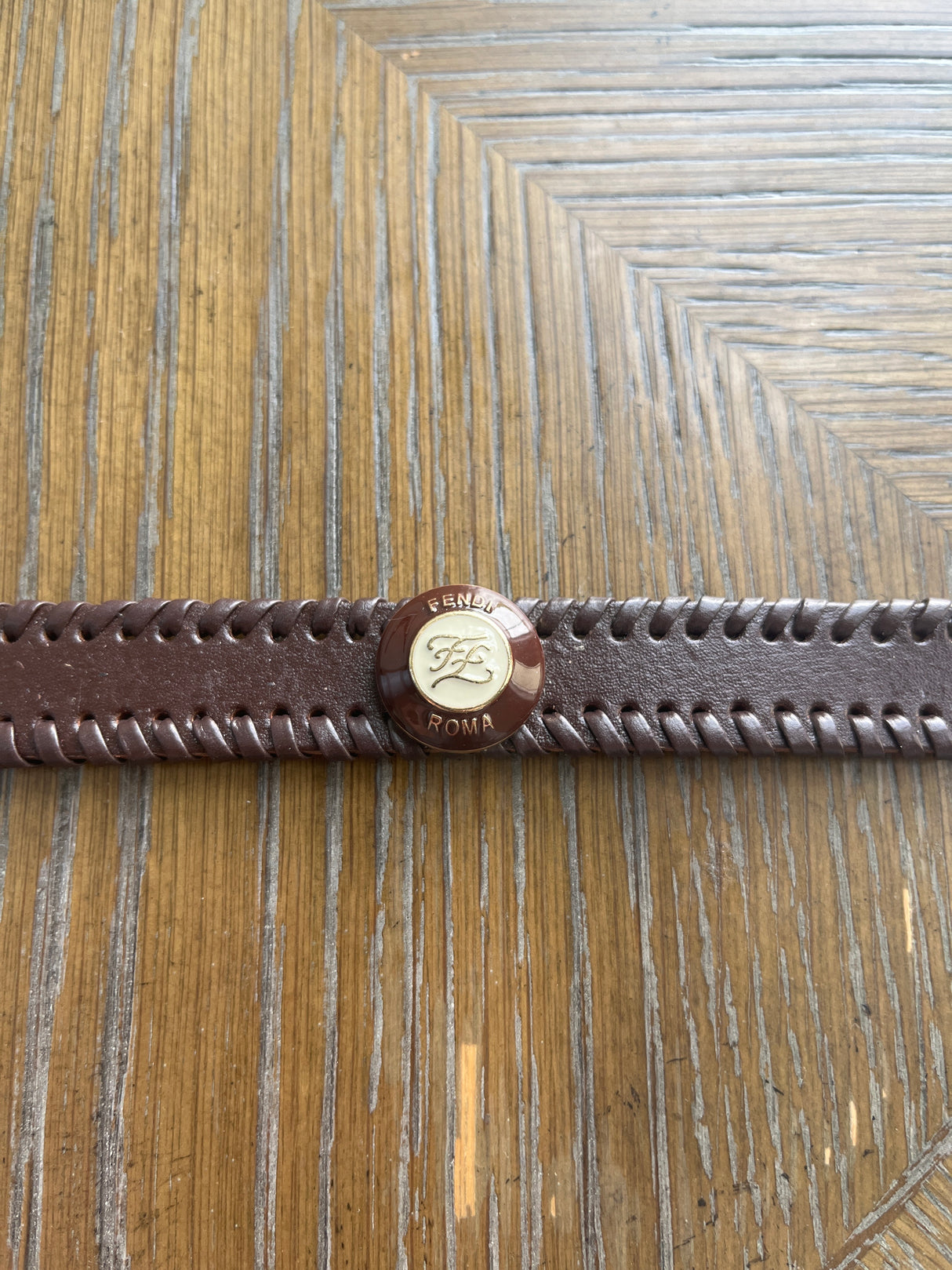 21P SNAP STYLE LEATHER BRACELET