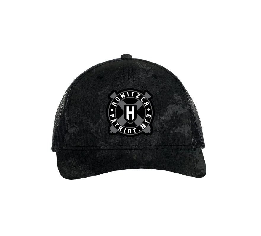 HOWITZER HAT- BLACK/CAMO