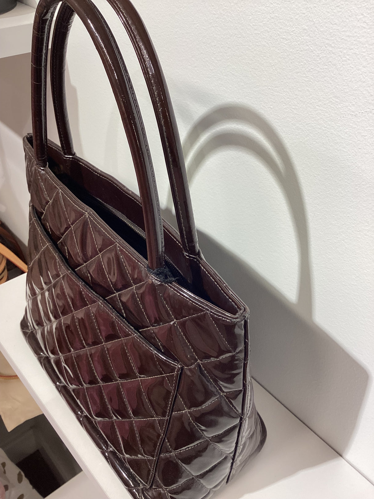 Black Caviar Medallion Tote