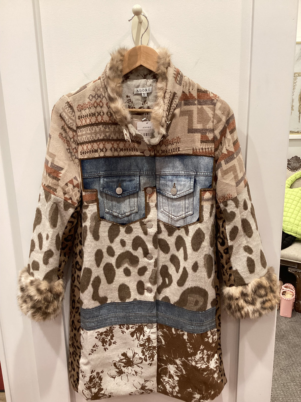 BS2545 Patchwork Jacket