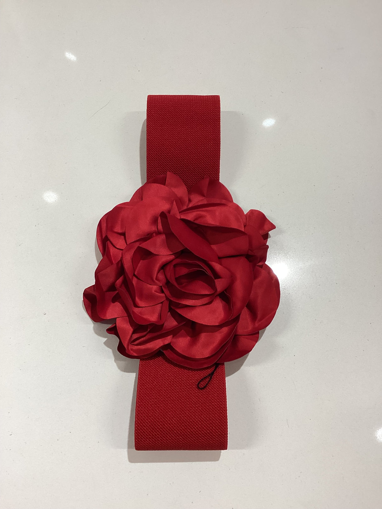 BT981 RED Flower Belt