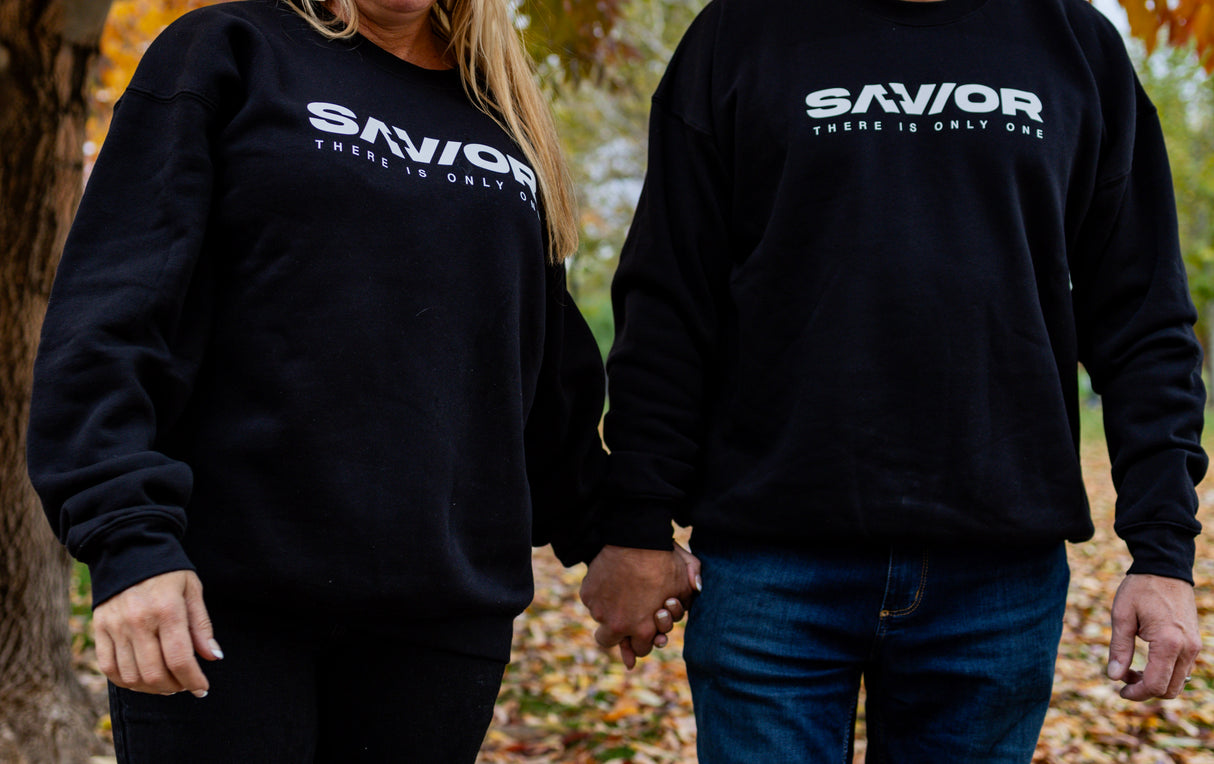 04SRSU Savior w/tag line printed Sweatshirt