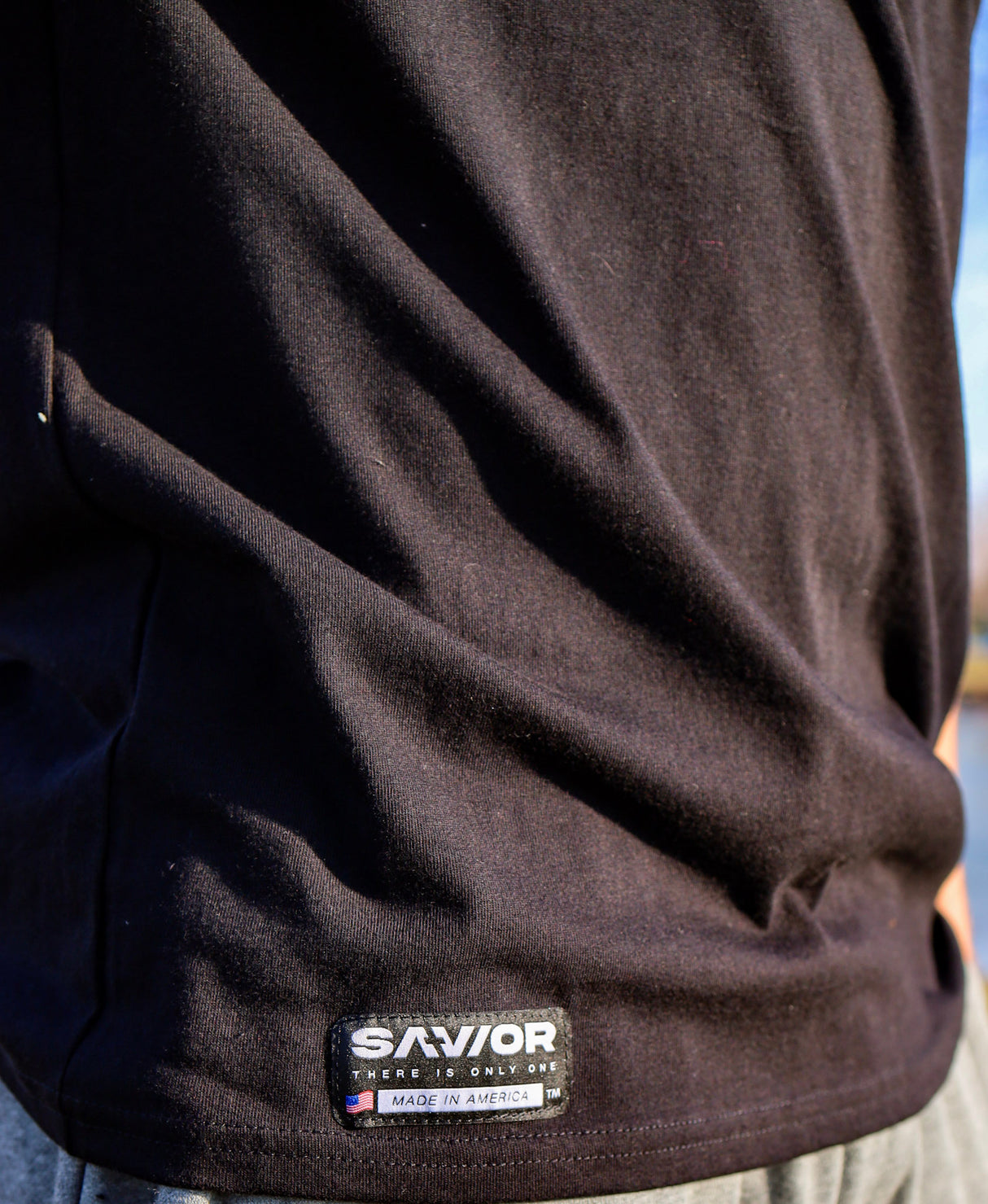 37SRHCTU Savior "logo" Embroidered Tee