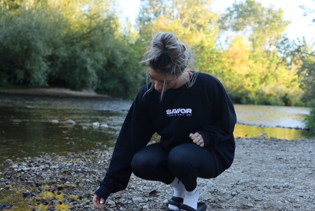 SAVIOR Embroidered Oversize Sweatshirt