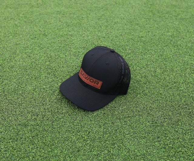 SCCU06 Savior Cap Leather Logo