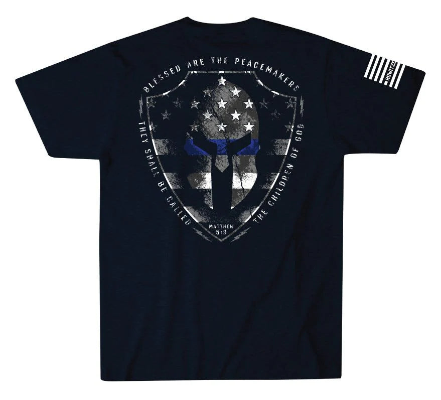 CV6607 Matthew 5:9 S/S Tee-Abyss Blue
