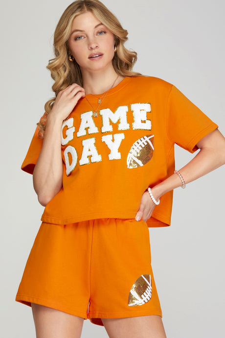 SY6735-SH Game Day Football Shorts