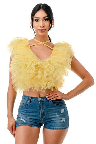 HT282 V Neck Sleeveless Top