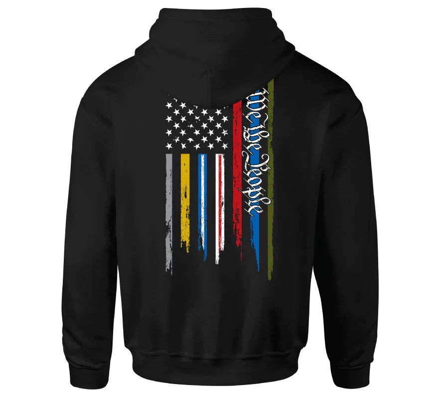 CV4582 We Honor PO Hood-Black