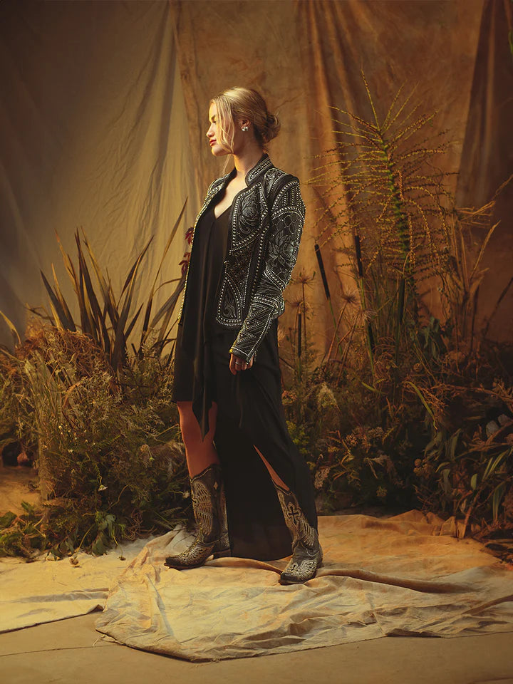 A4232-M LD Black Cross & Wings by Corral Boots