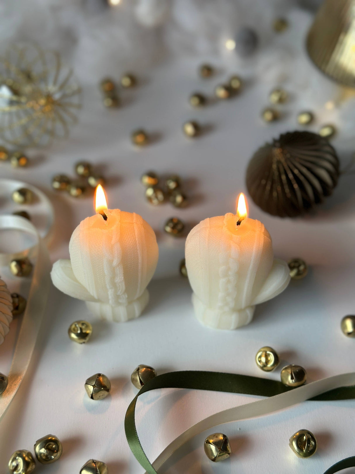Christmas Mittens | Holiday Candles | Winter Decor