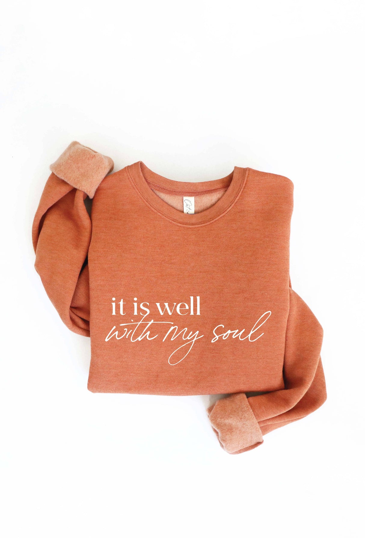 IT IS WELL WITH MY SOUL Graphic Sweatshirt Top