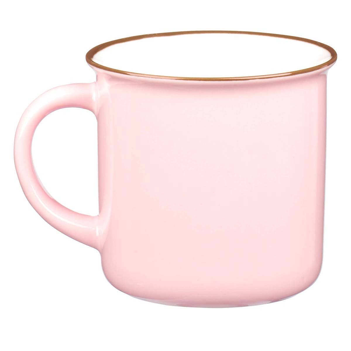 Be Still and Know Pink Camp-style Coffee Mug - Psalm 46:10