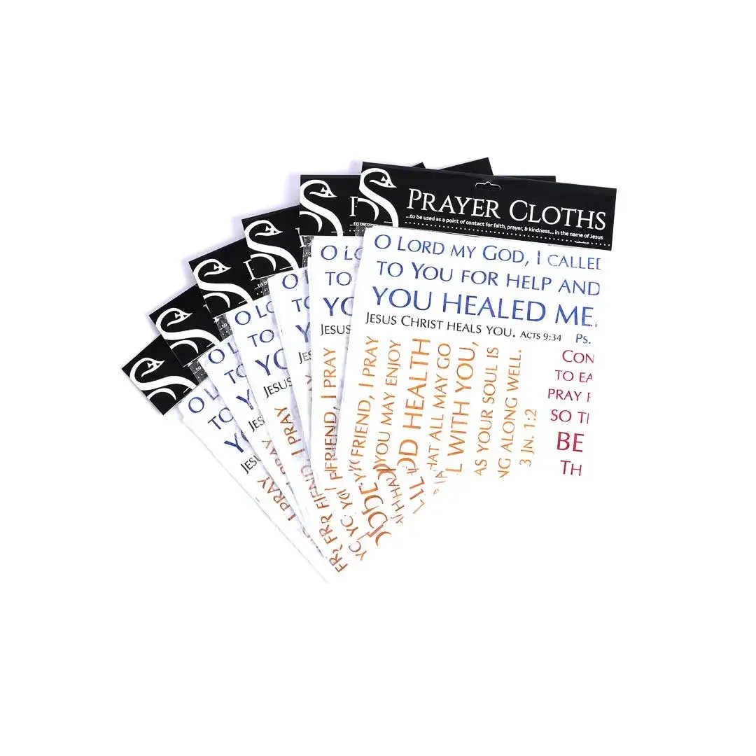 Prayer Cloth Healing Verses Pk6