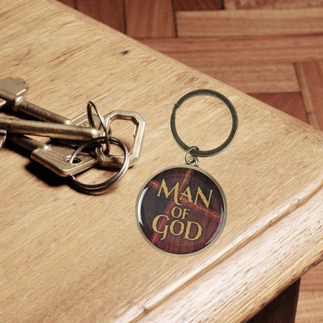 Man Of God Jeremiah 17:7 Keyring
